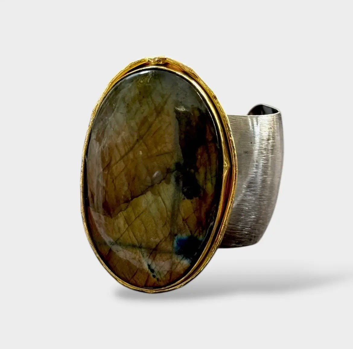 LARGE Lab Stone Cuff