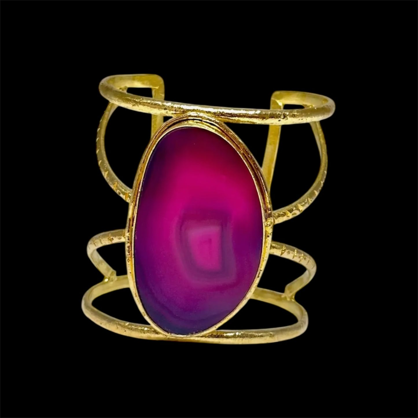 LARGE Rose Stone Cuff